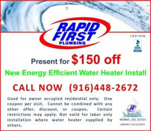 $150 Off New Water Heater